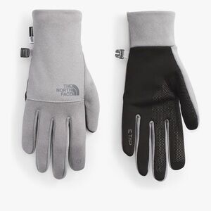 North Face Grey Gloves